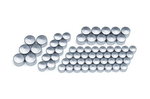 Kuryakyn - Kuryakyn Kool Kaps Bolt Cover Kit - Chrome - 2464