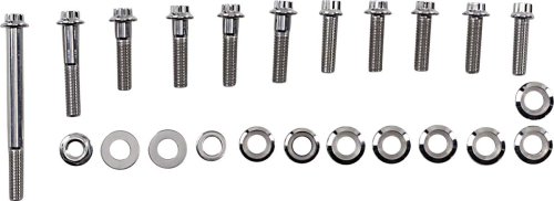 Diamond Engineering - Diamond Engineering 12-Point Head Bolts Kit - Stainless Steel - PB896S