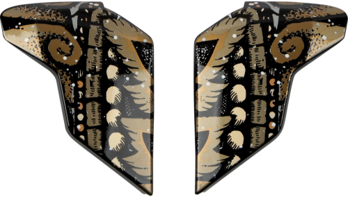 Icon - Icon Side Plates for Airflite Helmets - Day Tripper Gold - 0133-1380