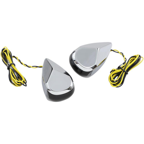 Alloy Art - Alloy Art LED Turn Signal - Chrome Smoke/Amber Lens - MRL-1C
