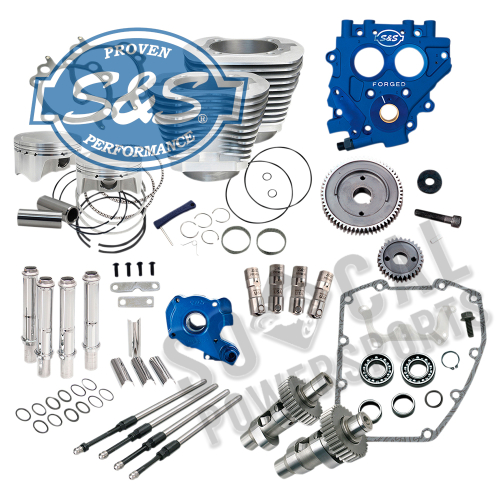 S&S Cycle - S&S Cycle Power Package - Gear Drive - Silver - 330-0663