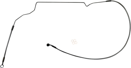 Magnum - Magnum Braided Front Brake Line - Stock - Black Pearl - AS475029