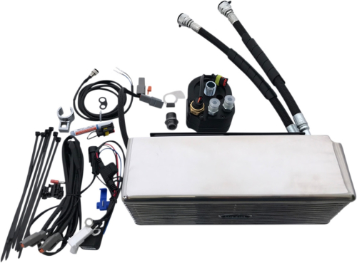 UltraCool - UltraCool Oil Cooler Kit - Chrome - Covered - DY-1CSS