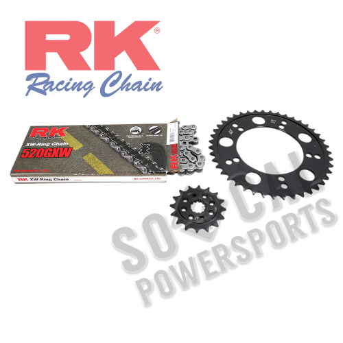 RK - RK Quick Acceleration Chain Kit with Steel Sprocket - Natural - 3106-079P