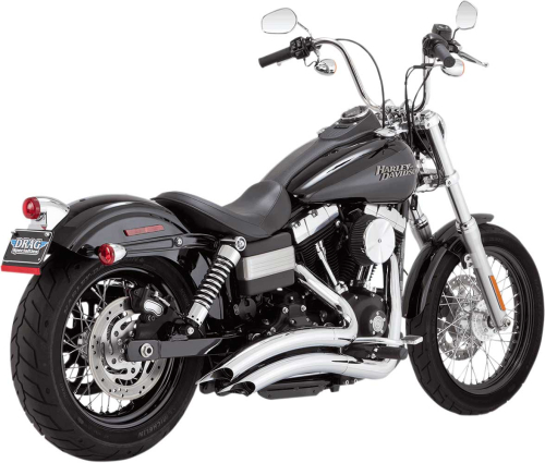 Vance & Hines - Vance & Hines Big Radius 2-Into-2 Exhaust System - Chrome - 26071