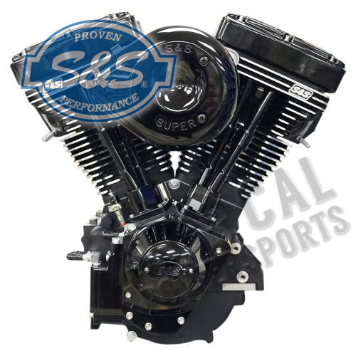 S&S Cycle - S&S Cycle V124 Complete Engine - Black Edition - 310-0925