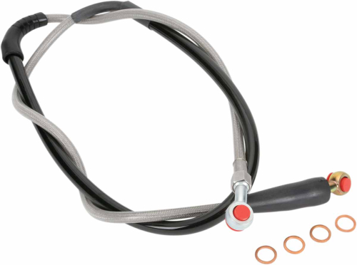 Moose Racing - Moose Racing Stainless Steel Braided Brake Line - H02-1-043/P