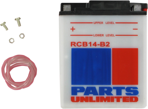 Parts Unlimited - Parts Unlimited 12V Heavy Duty Battery - RCB14-B2