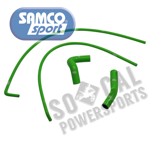 SAMCO Sport - SAMCO Sport Radiator Hose Kit - Green - KAW-89GRN