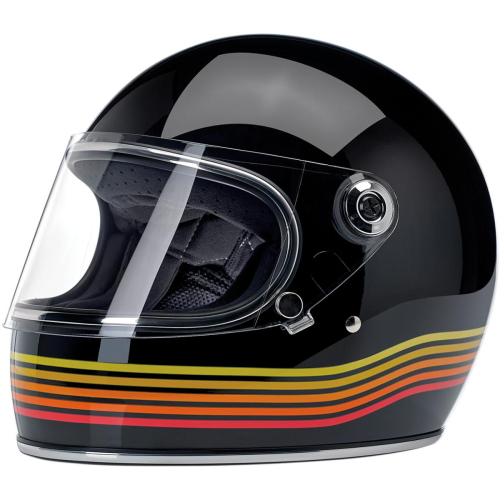 Biltwell Inc. - Biltwell Inc. Gringo S Spectrum Helmet - 1003-536-101 - Gloss Black - X-Small
