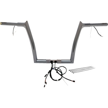 Fat Baggers, Inc. - Fat Baggers, Inc. 1-1/4in. Plug and Play EZ Install Pointed Top Handlebar Kit - Chrome - 901912