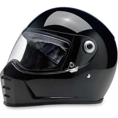 Biltwell Inc. - Biltwell Inc. Lane Splitter Solid Helmet - 1004-101-101 - Gloss Black - X-Small