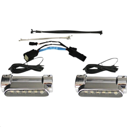 Custom Dynamics - Custom Dynamics Engine Guard LED - Chrome - CD-CB-AW-SS8-C