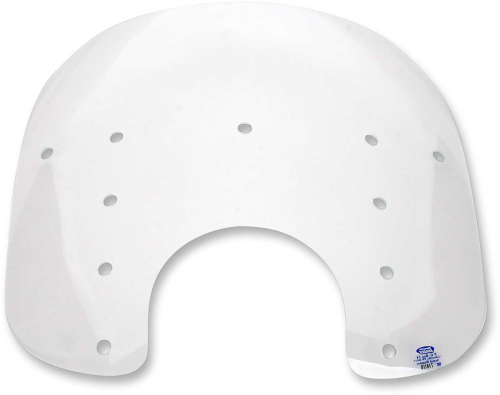 Memphis Shades - Memphis Shades Replacement Plastic for Fats Windshield (7in. Cutout) - 13in. - Clear - MEP3110
