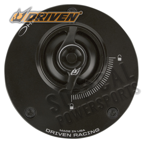 Driven Racing - Driven Racing Halo Fuel Cap - Black - DHFC-BK