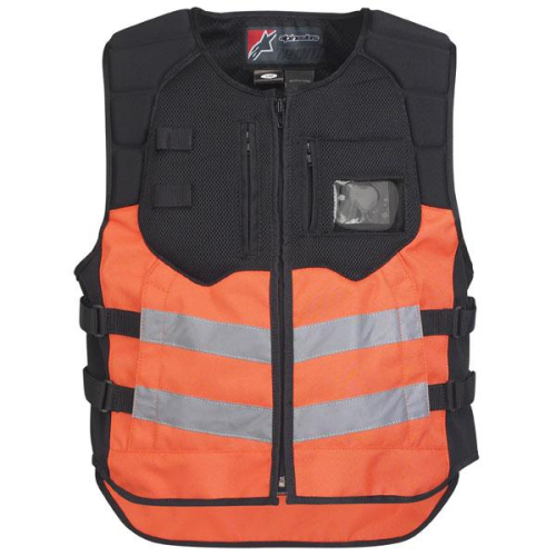 Alpinestars - Alpinestars Stealth Vest - 650828-14-L-XL - Orange - Lg-XL