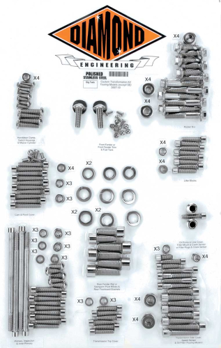 Diamond Engineering - Diamond Engineering OEM Style Polished Stainless Steel Custom Transformation Kit - DE6031HP