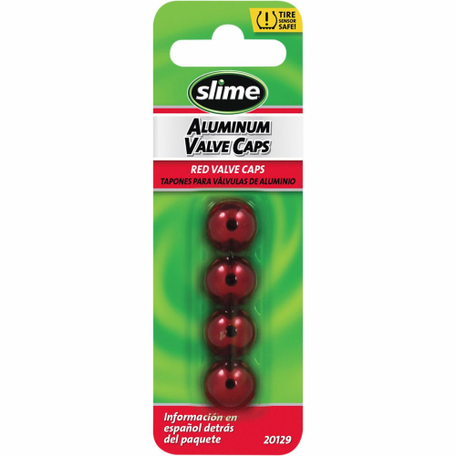 Slime - Slime Valve Stem Caps - Red - 20129