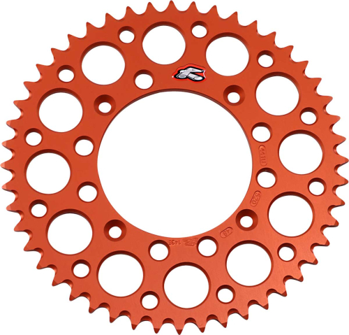 Renthal - Renthal Ultralight Rear Sprocket - Orange - 48T - 441U-520-48GPOR