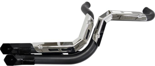 LA Choppers - LA Choppers Fusion Exhaust System - Black - LA-F100-01B