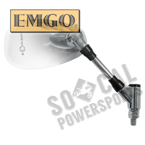 Emgo - Emgo OEM Style Mirror - Silver - Right - 20-34921