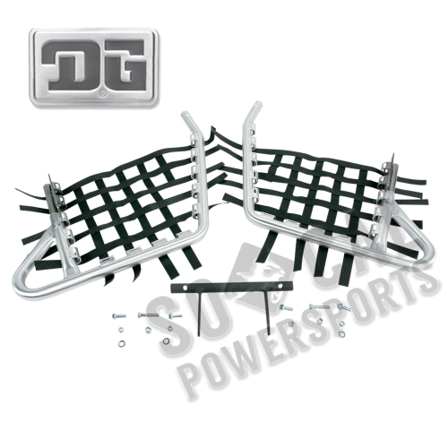 DG Performance - DG Performance Alloy Nerf Bars - Alloy Bar - Black Web - 60-4509