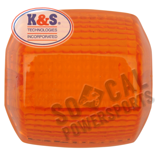 K&S Technologies - K&S Technologies DOT Approved Turn Signal Replacement Lens - Amber - 252040
