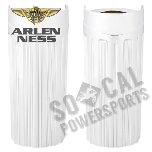 Arlen Ness - Arlen Ness 10-Gauge Fork Boot Covers - (+2in.) Chrome - 20-058