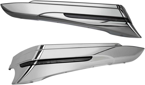 Ciro - Ciro Saddlebag Extensions - Chrome - 40100