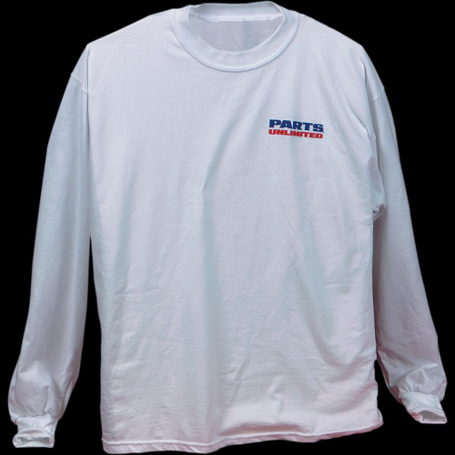 Promotional Items Vendor - Promotional Items Vendor Parts Unlimited Long Sleeve T-Shirt - XF-PRE-121M - White - Medium