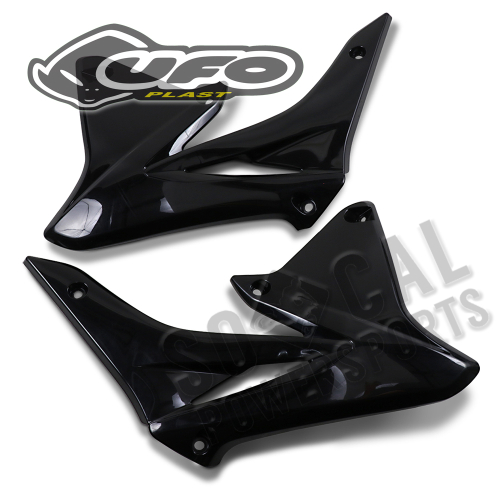 UFO Plastics - UFO Plastics Radiator Covers - Black - SU04928001