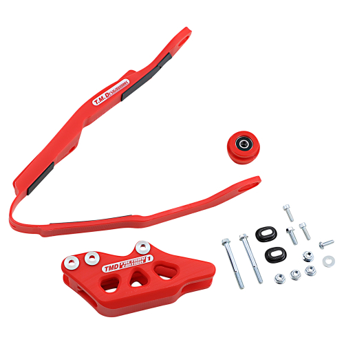 T.M. Designworks - T.M. Designworks Baja-Rally Chain Slide-N-Guide Kit - Red - HCP-H06-RD