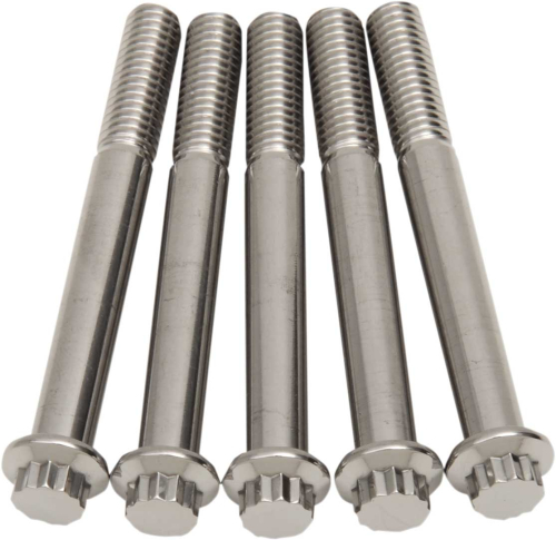 Diamond Engineering - Diamond Engineering 12-Point Stainless Steel Coarse Thread Bolt Refill Packs - 3/8in.-16 x 3 1/4in. - TC0632HP-5