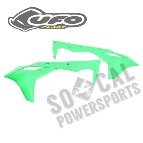 UFO Plastics - UFO Plastics Radiator Covers - Neon Green - KA04747-AFLU