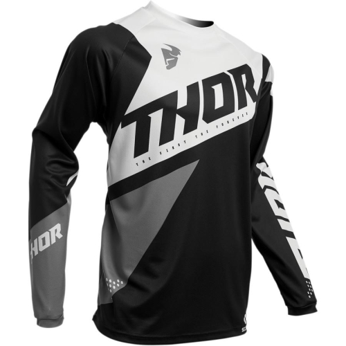 Thor - Thor Sector Blade Youth Jersey - 2912-1802 - Black/White - 2XS