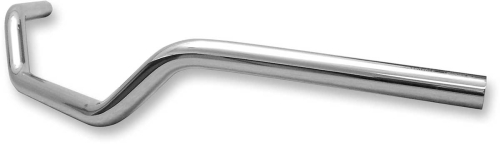 Flanders - Flanders 1in. Bad Boy Custom Bend Handlebar - Knurled and Dimpled - Chrome - 650-08845