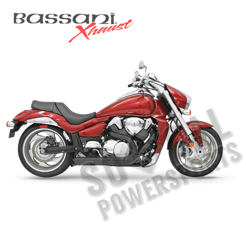 Bassani Manufacturing - Bassani Manufacturing Pro Street Turn Out Exhaust System - Black - SM9-3TOB
