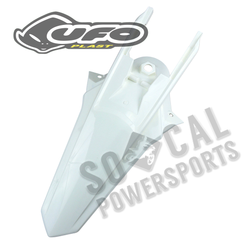 UFO Plastics - UFO Plastics MX Rear Fender - White - KT04084-047