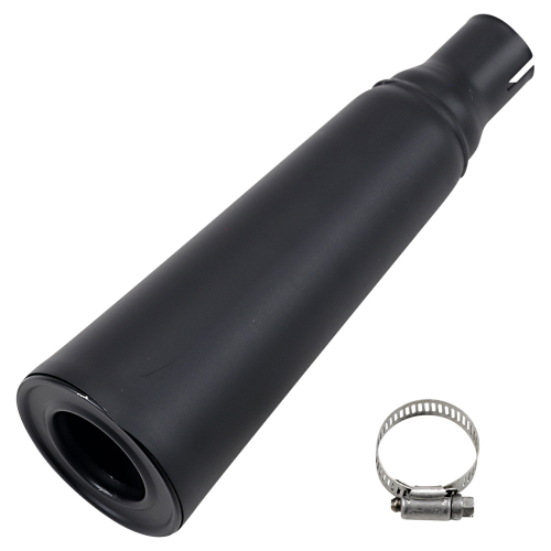 SuperTrapp - SuperTrapp Universal 3M Steel Dirtbike Muffler Body - 1-1/4in. - Black - 317-1250