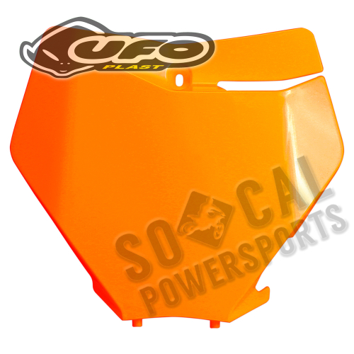 UFO Plastics - UFO Plastics Front Number Plate - Neon Orange - KT04094-FFLU