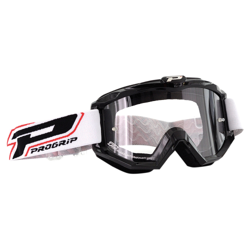 Pro Grip - Pro Grip 3201 Atzaki Goggles - PZ3201NE - Black / Clear Lens - OSFA