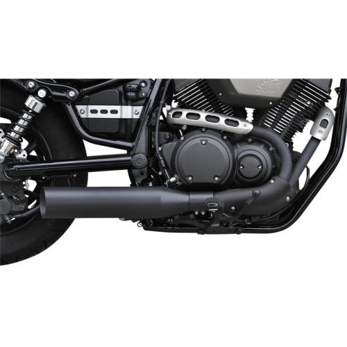 Baron Custom Accessories - Baron Custom Accessories 4in. Slip-On - Slash-Cut - BA-1050-01B