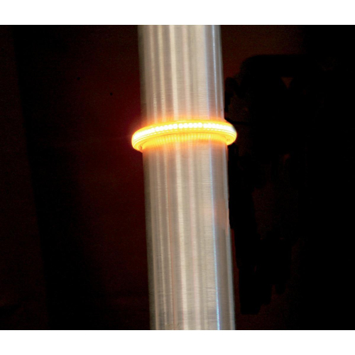 Custom Dynamics - Custom Dynamics Truwrapz LED Fork Turn Signal - 39mm - Smoke - TW39AS
