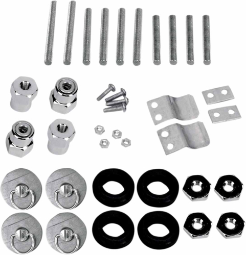 Saddlemen - Saddlemen S4 Quick-Disconnect Saddlebag Docking Post and Fastener Kit - 3501-0338