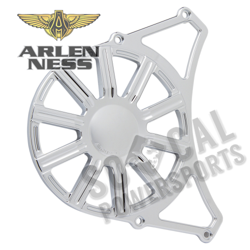 Arlen Ness - Arlen Ness 10-Gauge Front Pulley Cover - Chrome - P-1165