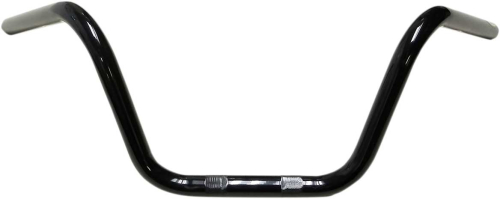 Flanders - Flanders 1in. FX STD Custom Bend Handlebar - Knurled and Drilled - Black - 650-48626