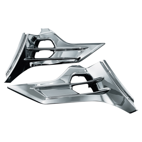 Kuryakyn - Kuryakyn Louvered Chrome Battery Box Covers - 7368