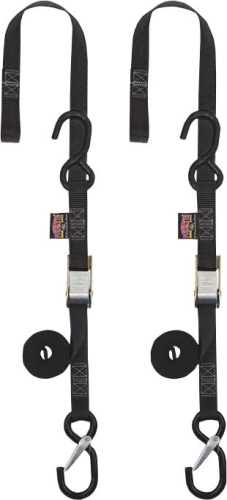 Powertye - Powertye 1in. Cam Buckle with Soft-Tye Sewn-In - Black - 23622-SR