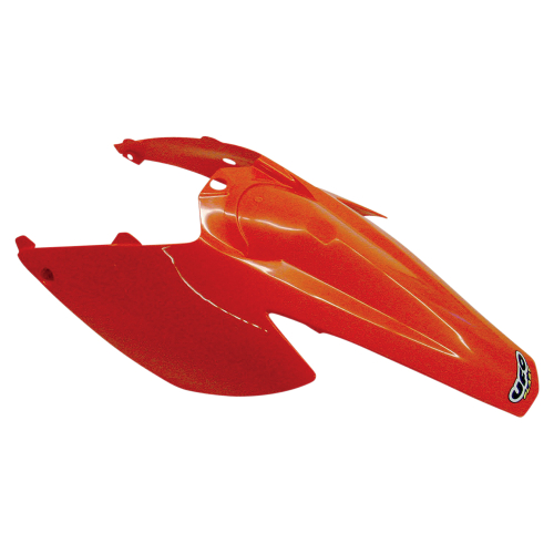 UFO Plastics - UFO Plastics Rear Fender with Side Panels - Orange - KT03076-127