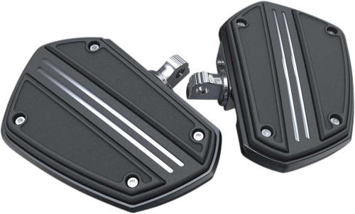 Ciro - Ciro Twin Rail Mini Floorboards with Male Mounts - Black - 60221